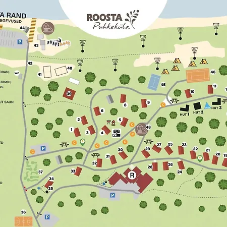 Kompleks wypoczynkowy Roosta Village Noarootsi