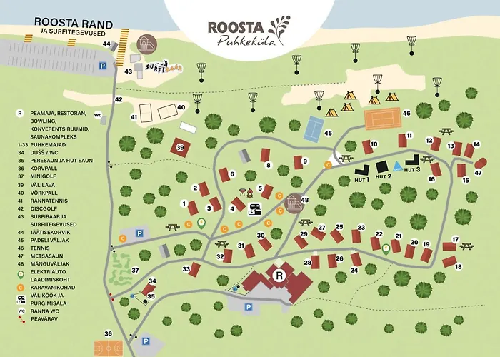 Prázdninový areál Roosta Village Noarootsi